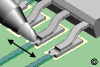 7.5.2 Soldering Surface Mount Gull Wing Components, Continuous Flow Method