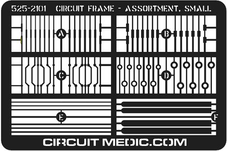 525-2101-2 Circuit Frame, Assortment, Tin/Lead Plated
