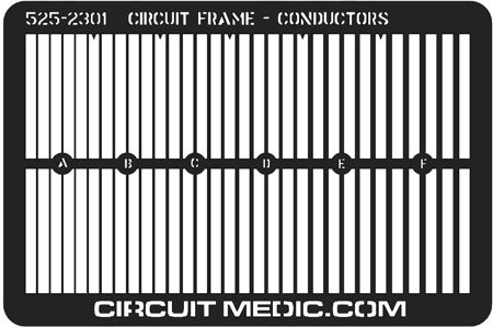 525-2301-2 Circuit Frame, Conductors, Tin/Lead Plated