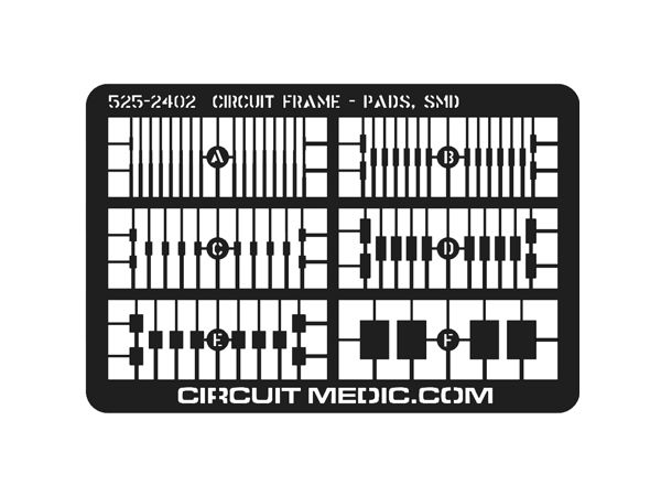 525-2402 Circuit Frame, Pads SMD