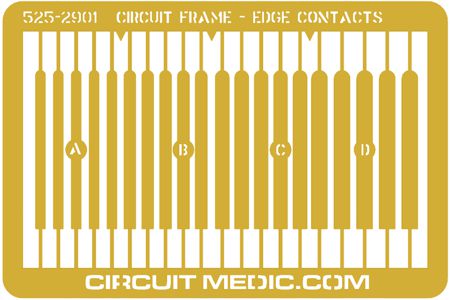525-2901-3 Circuit Frame, Edge Contacts, Nickel/Gold Plated