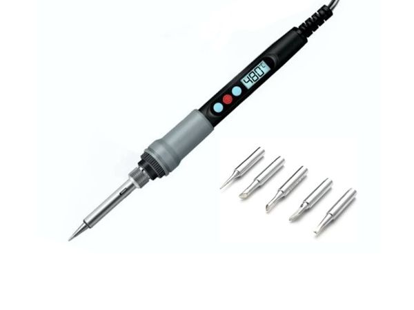 A temperature-controlled Bonding Iron with a variety of Bonding Iron Tips and Soldering Iron Tips.