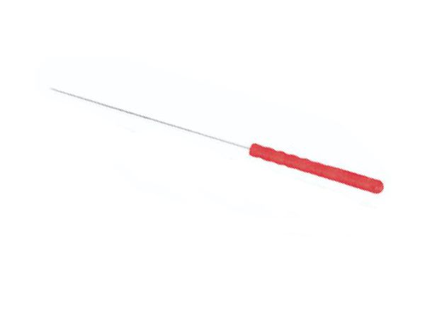 Five super-sharp stainless-steel micro-probes for dispensing a minute amount of epoxy.