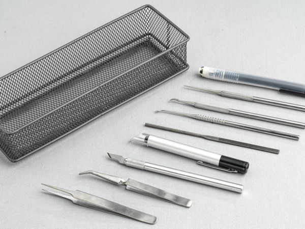 A set of nine precision-crafted tools designed specifically for detailed circuit board work.
