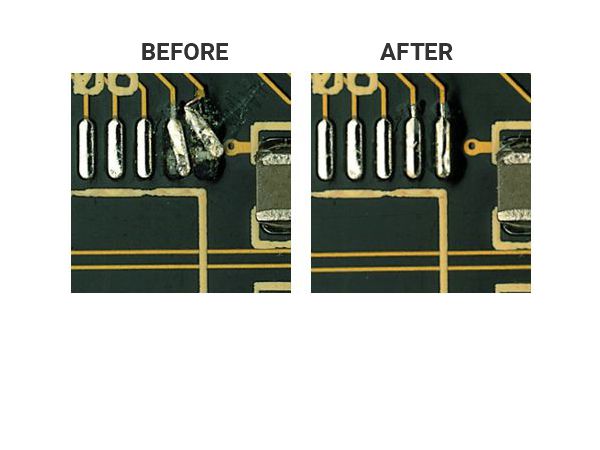 Includes materials and tools for surface mount pad repair.