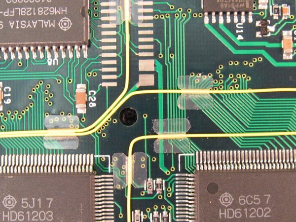 Wire Dots for bonding wires if needed.
