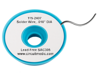 115-2404 Solder Wire, 010" Diameter, Lead-Free, SAC305